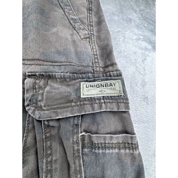 Unionbay Camo Cargo Shorts Mens 42 100% Cotton - Picture 5 of 10